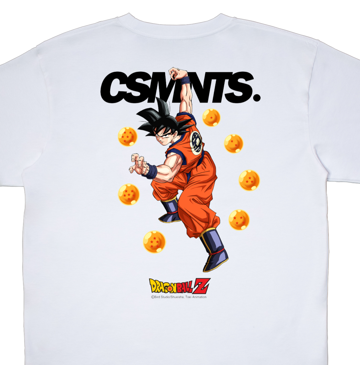 Cosmonauts X Dragon Ball Z Goku Charge White Tee