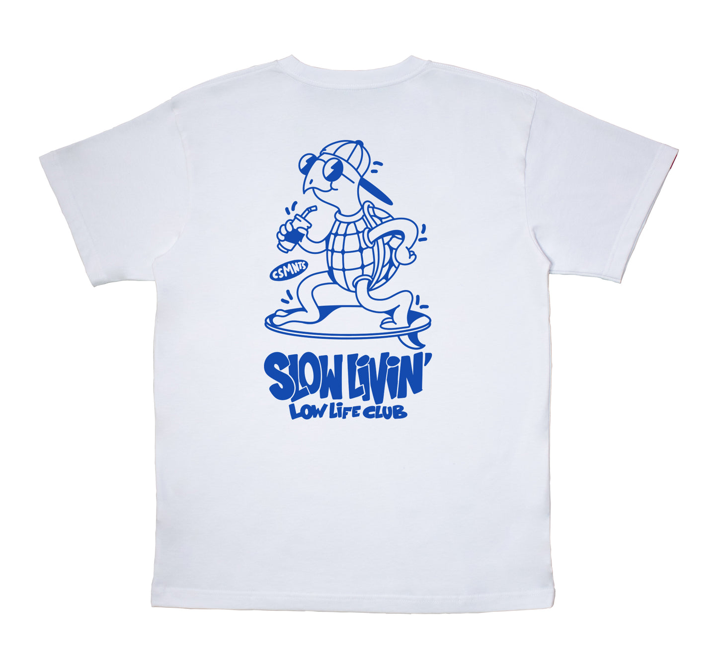 Cosmonauts Slow Livin White Tee