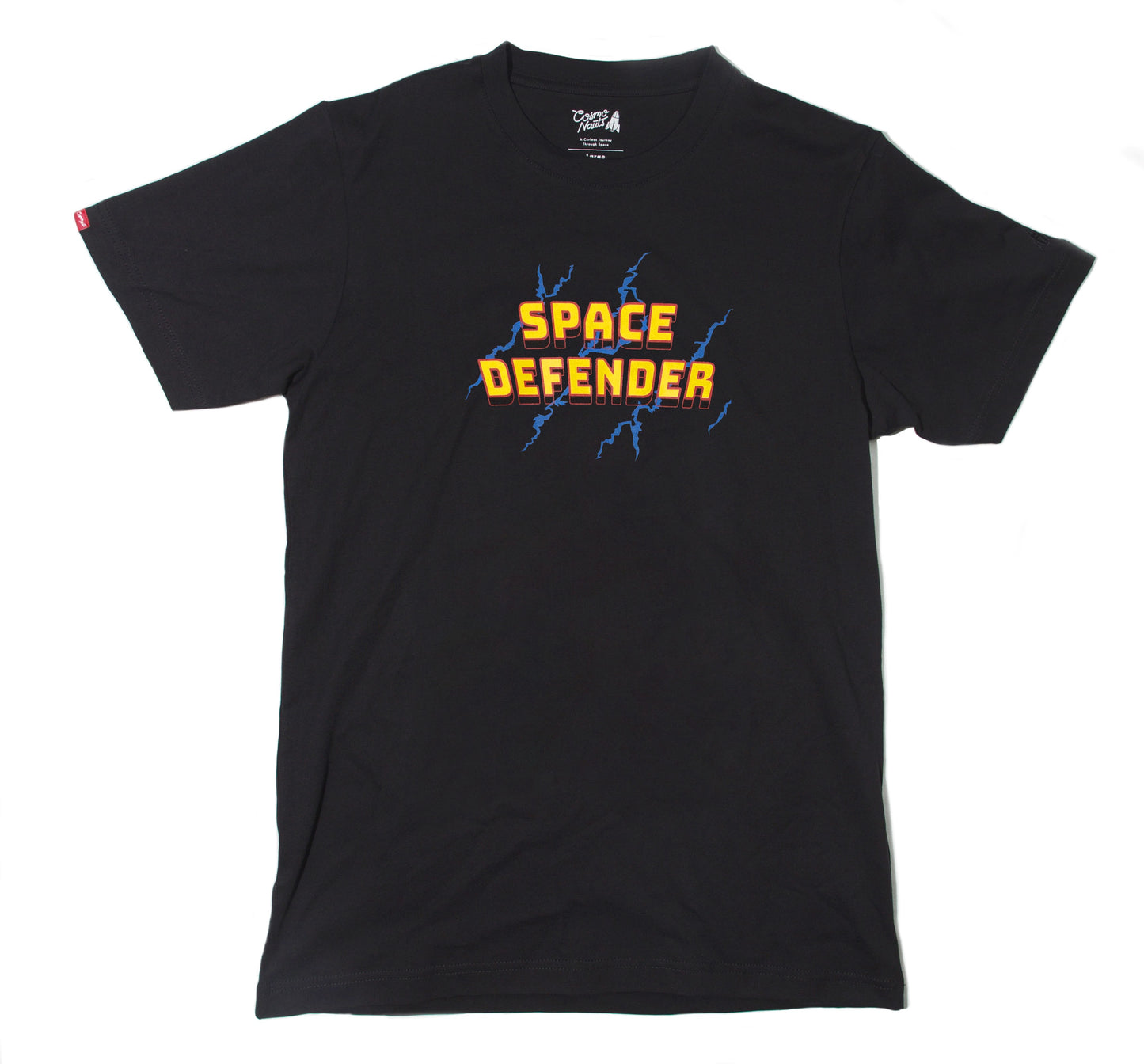Cosmonauts Space Defender Black Tee