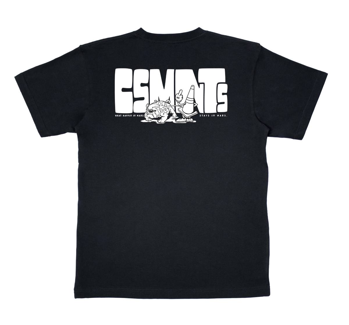 Cosmoanuts Revers Mars Black Tee