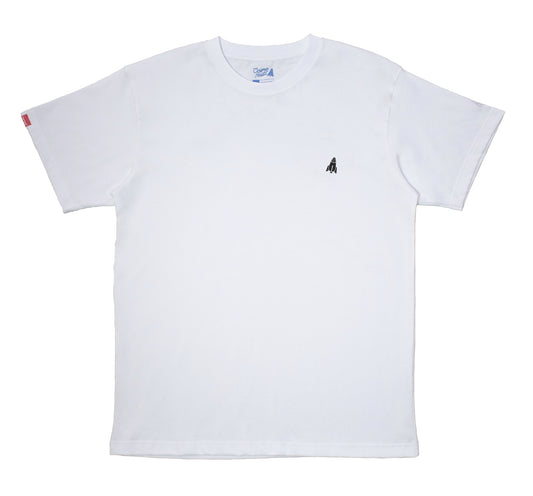 Cosmonauts Basic White - Logo Black Tee