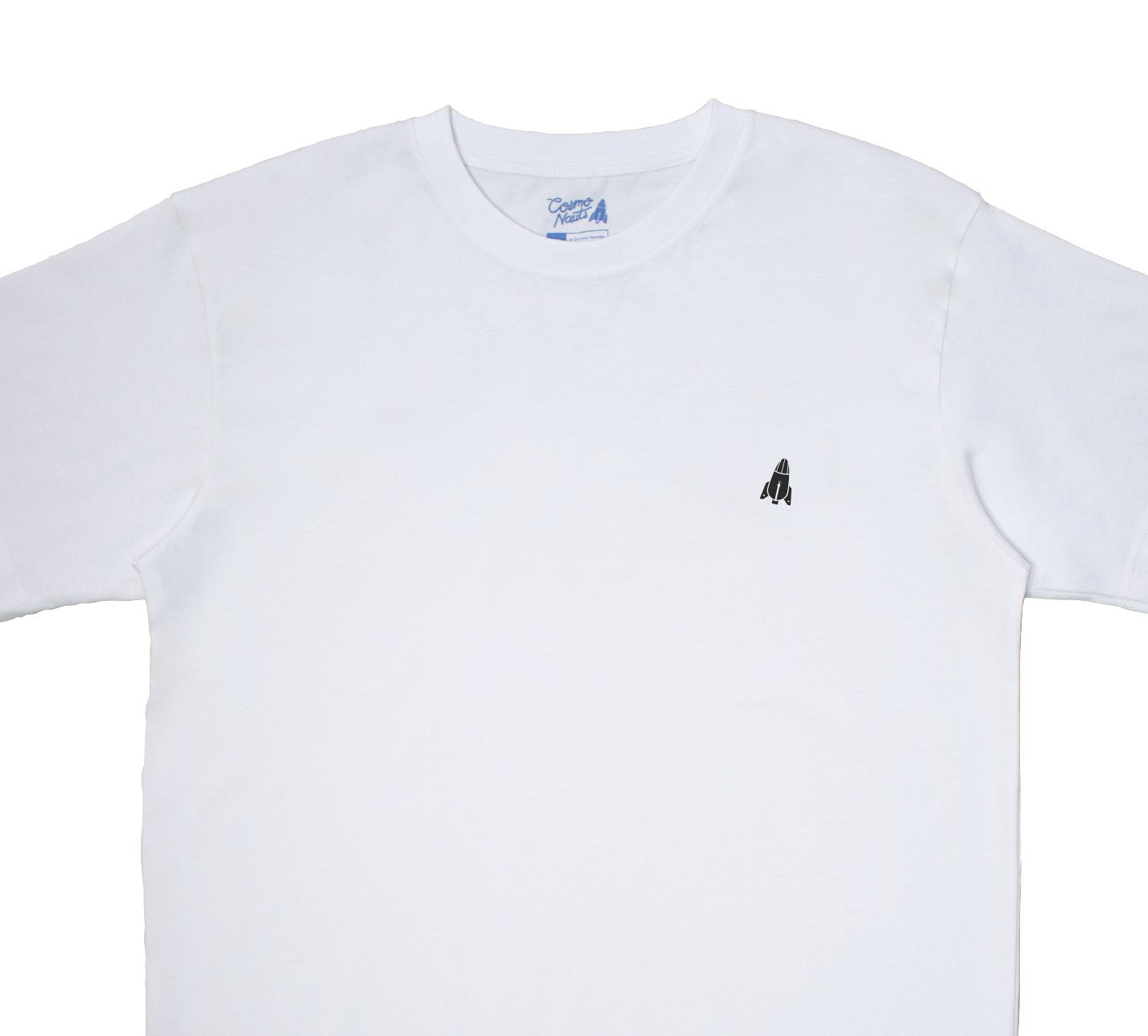 Cosmonauts Basic White - Logo Black Tee