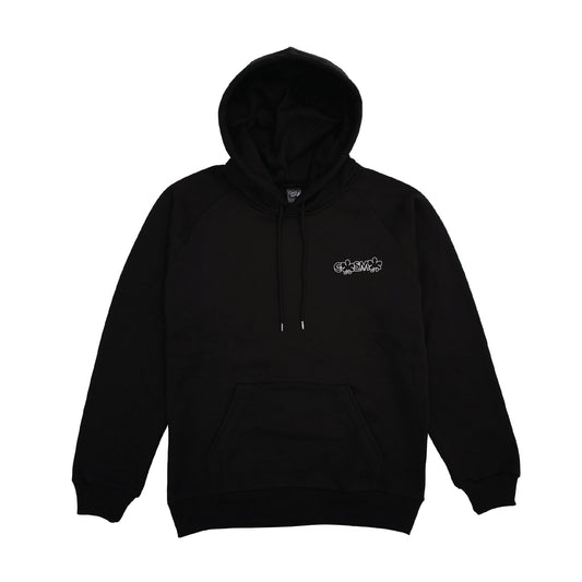 Cosmonauts - Flower Typo Black Hoodie