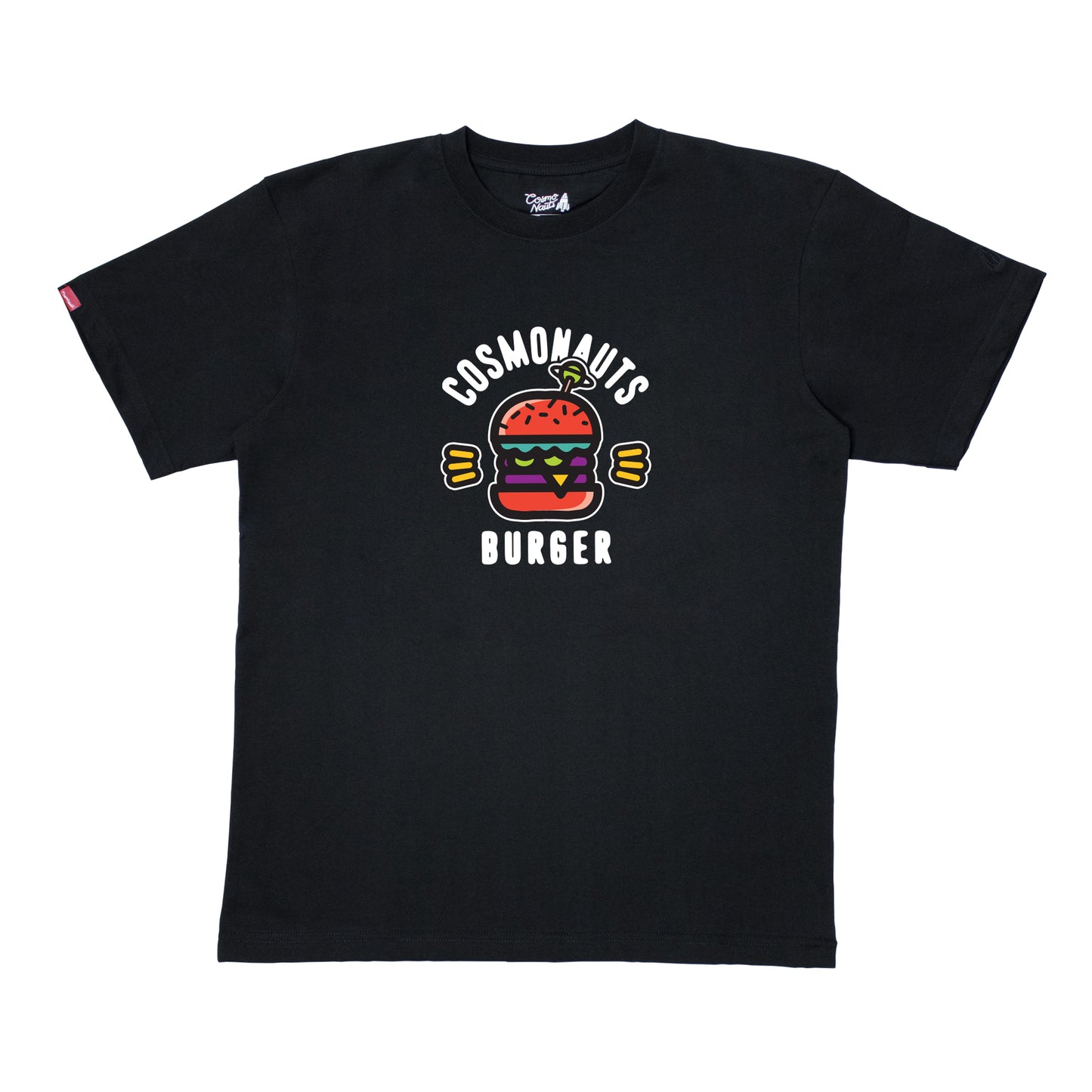 Cosmonauts - CSMNTS Burger Black Tee