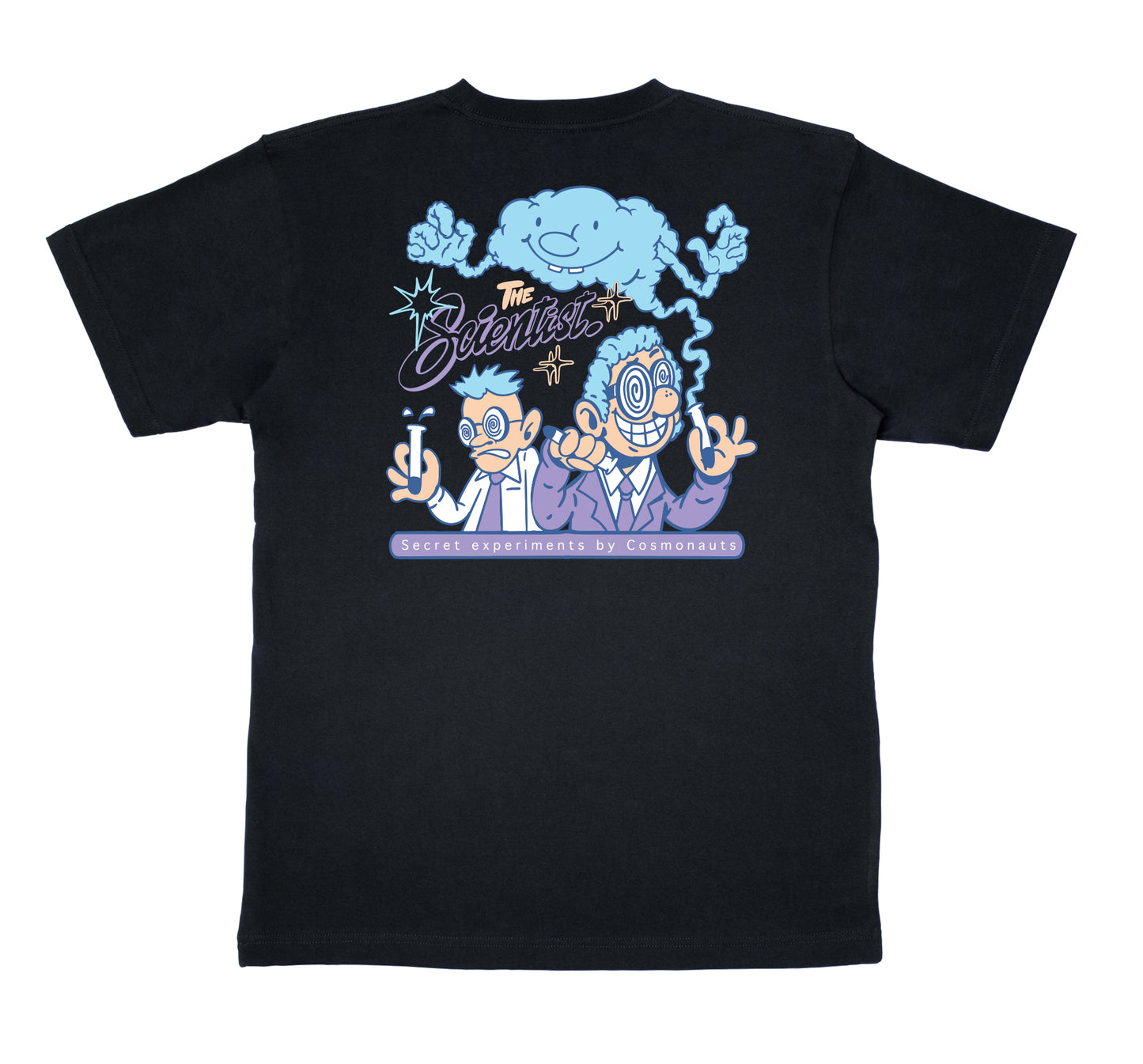 Cosmonauts Scientist Black Tee