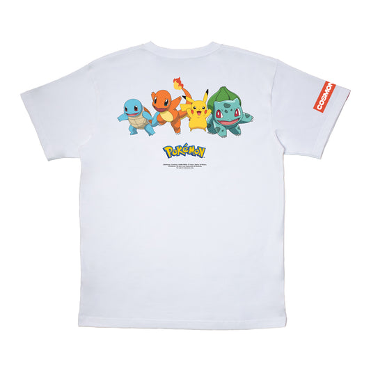 Cosmonauts X Pokemon - Charmender Group White Tee