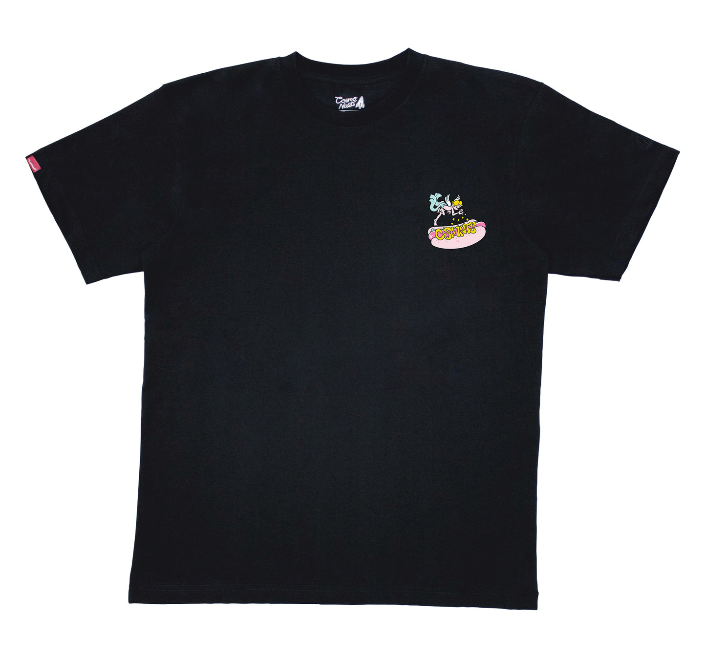 Cosmonauts - Hot dog Fairy Black Tee