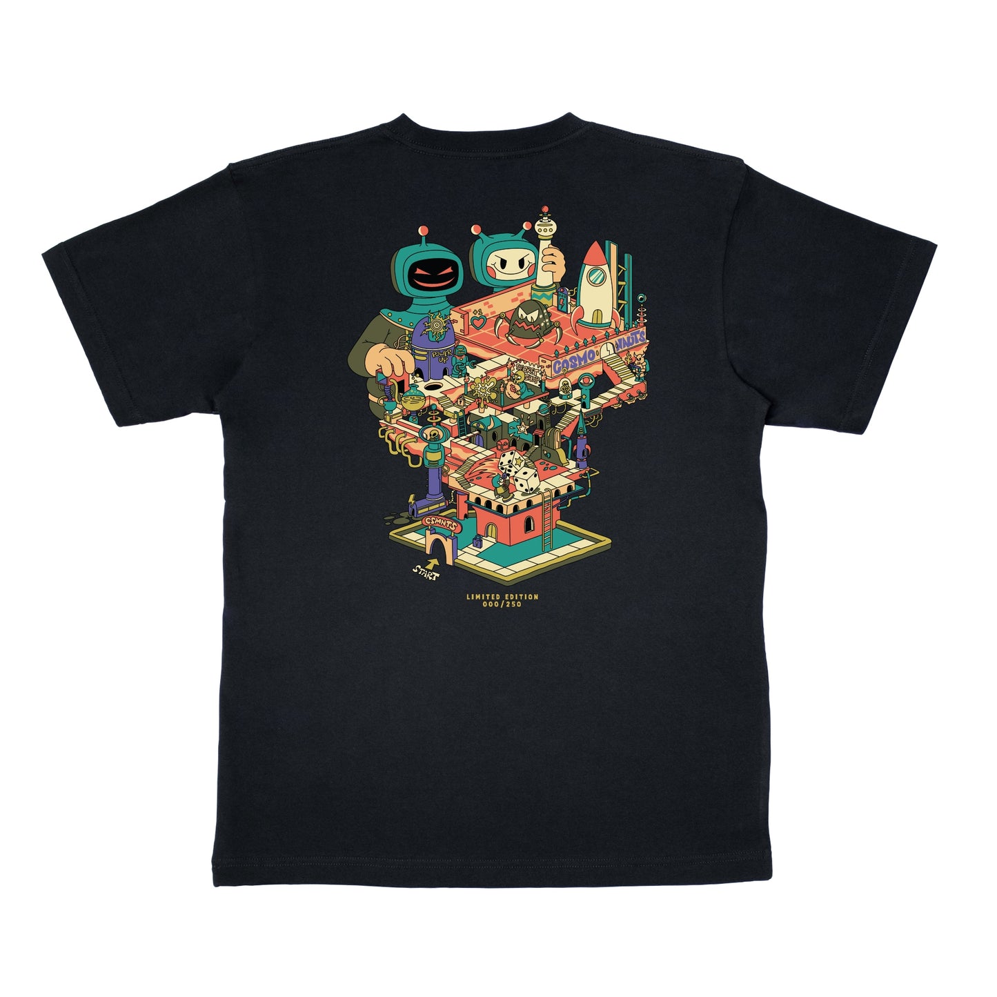 Cosmonauts - Ultimate Boardgame Black Tee - Limited Edition