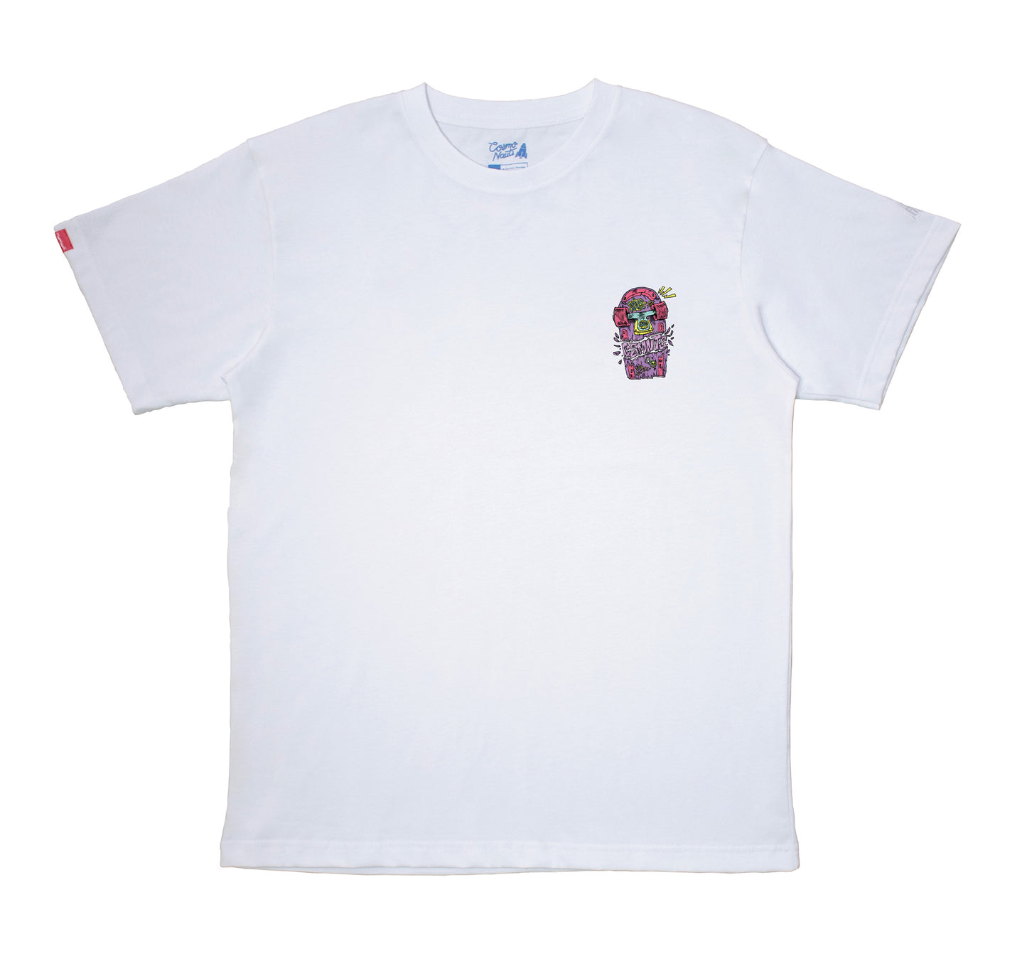 Cosmonauts - Skate Deck White Tee