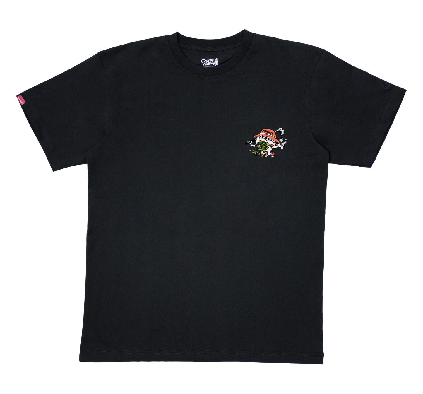 Cosmonauts Space Golf Black Tee