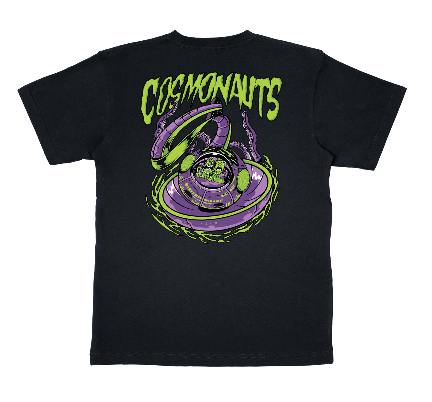 Cosmonauts Vortex Black Tee