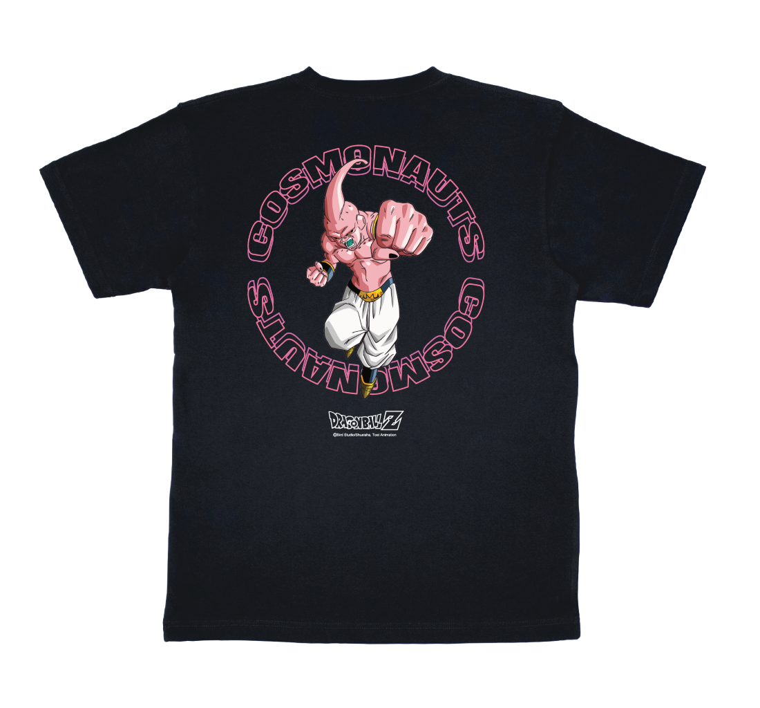 Cosmonauts Dragon Ball Z Part II - Kid Buu Black Tee