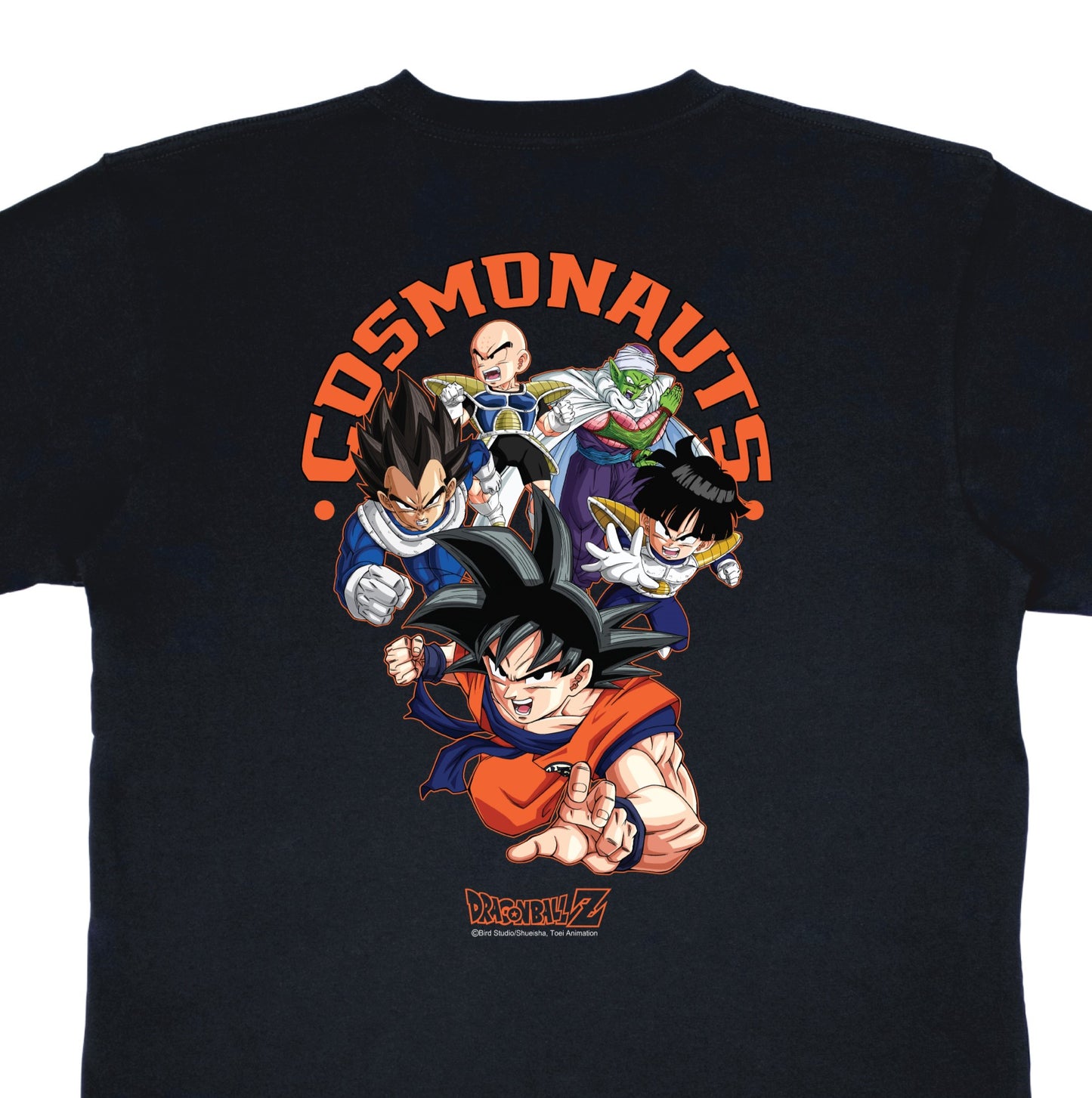 Cosmonauts Dragon Ball Z Part II - Group Saiyan Black Tee