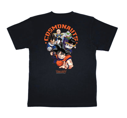 Cosmonauts Dragon Ball Z Part II - Group Saiyan Black Tee