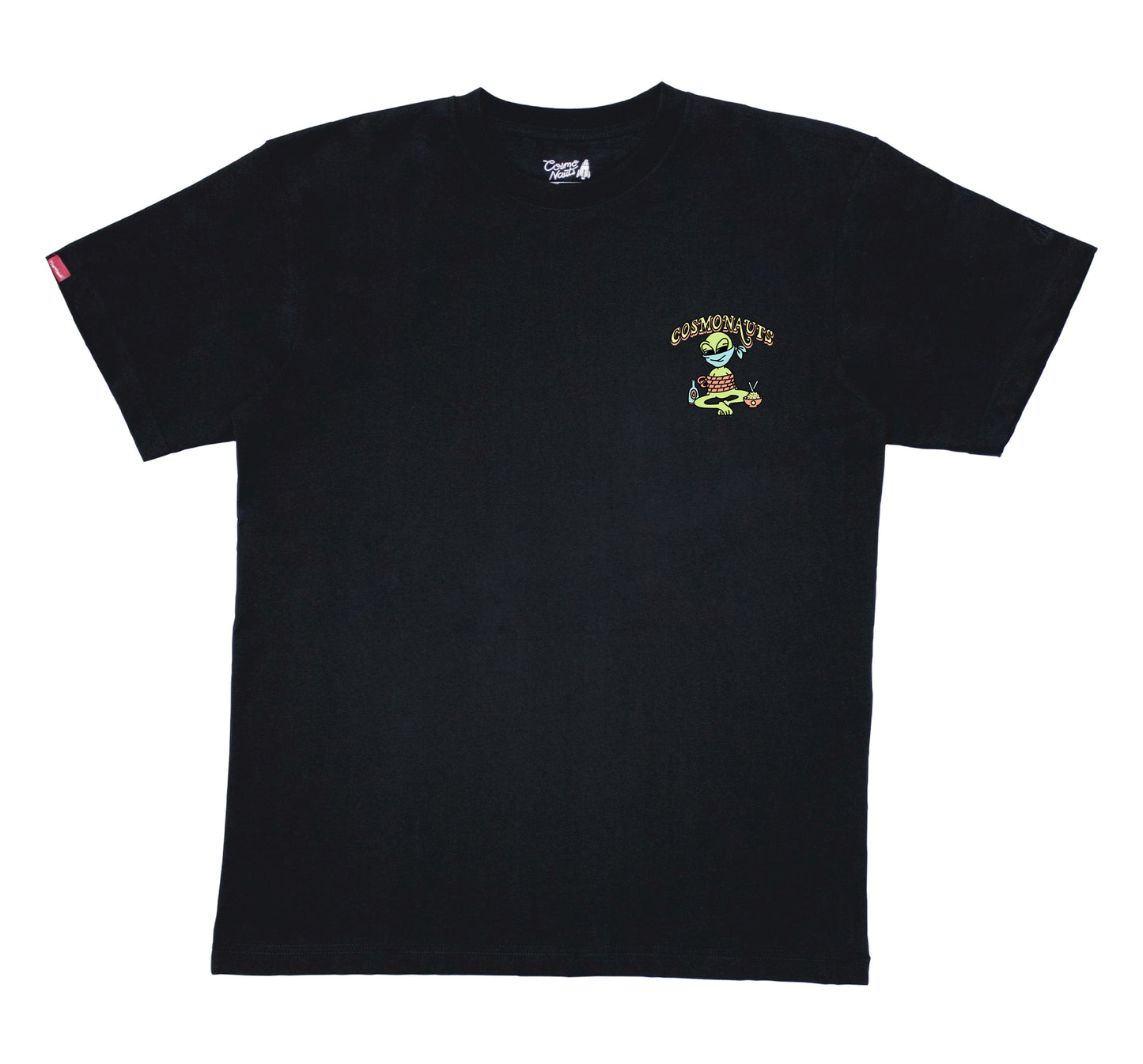 Cosmonauts - Alien Abduction Black Tee