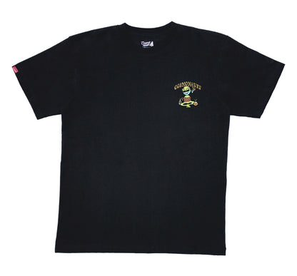 Cosmonauts - Alien Abduction Black Tee