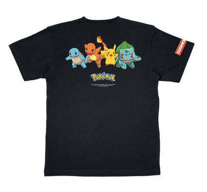 Cosmonauts X Pokemon - Charmender Group Black Tee