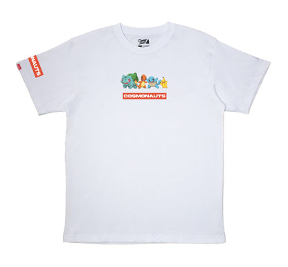 Cosmonauts X Pokemon - Charmender Group White Tee