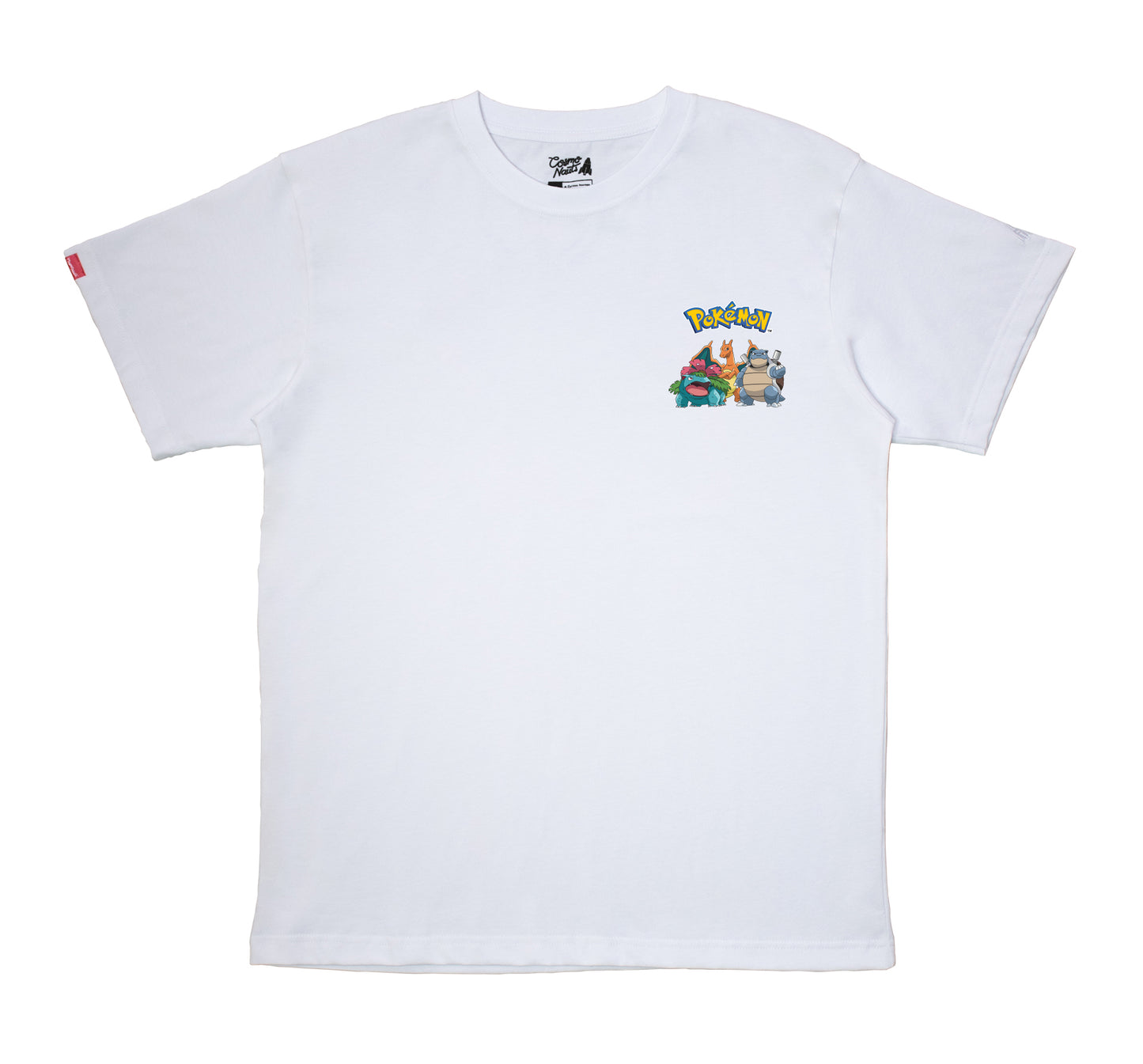 Cosmonauts X Pokemon - Blastoise Group White Tee