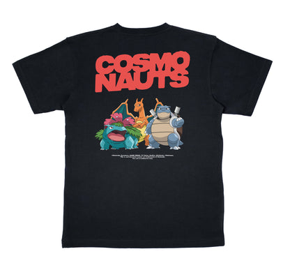 Cosmonauts X Pokemon - Blastoise Group Black Tee