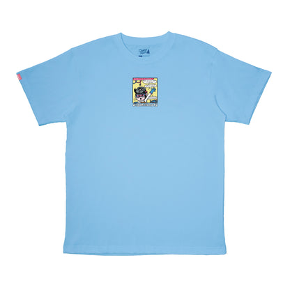 Cosmonauts - Four Walls Comic Blue Tee