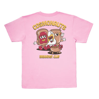 Cosmonauts - Breakfast Club Pink Tee