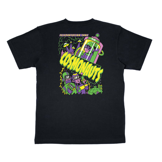 Cosmonauts - Traffic Beater Black Tee