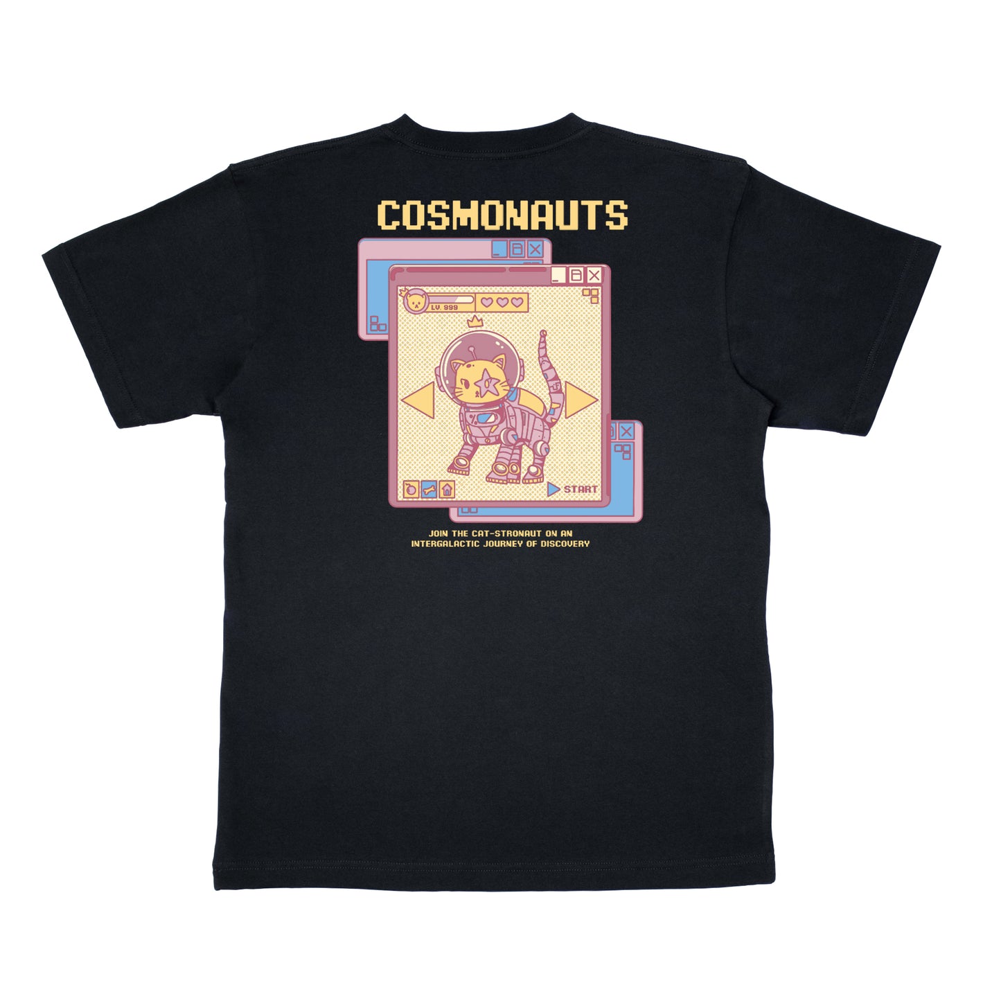 Cosmonauts - Kitty Room Black Tee