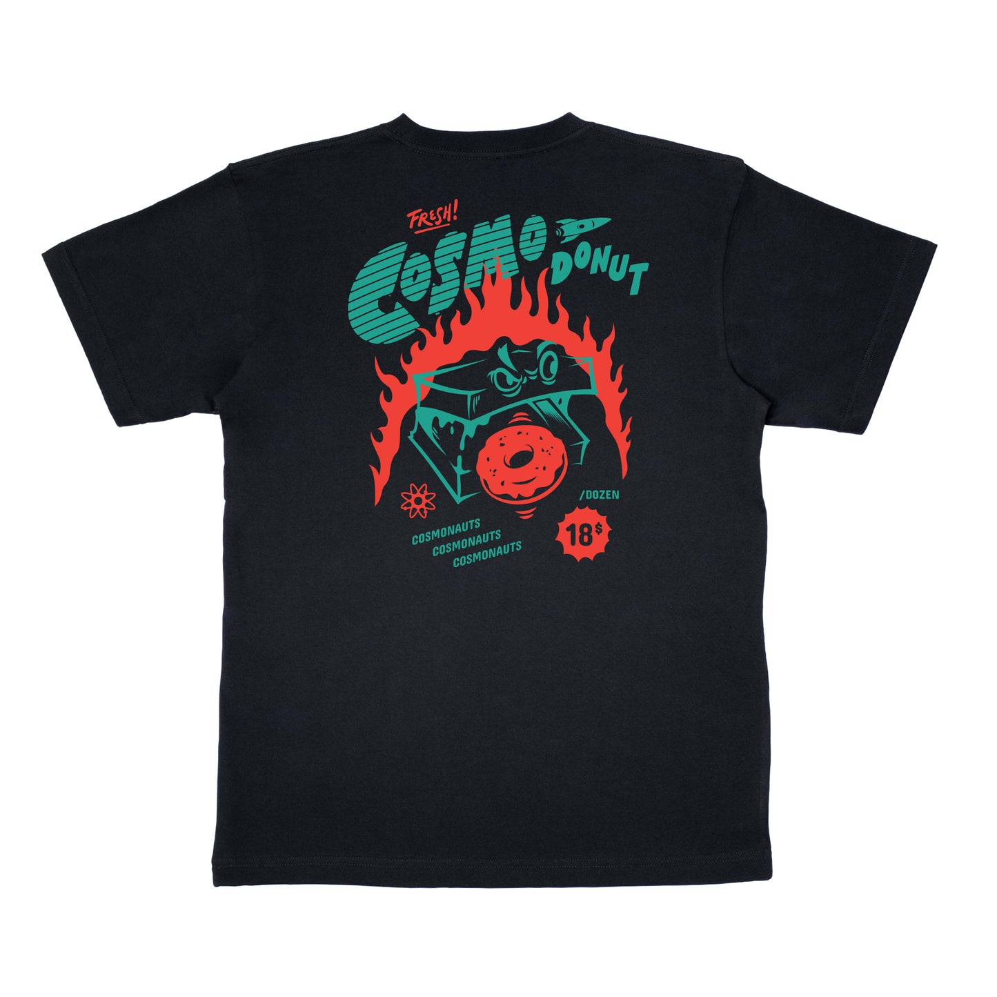 Cosmonauts - Doughnut Black Tee