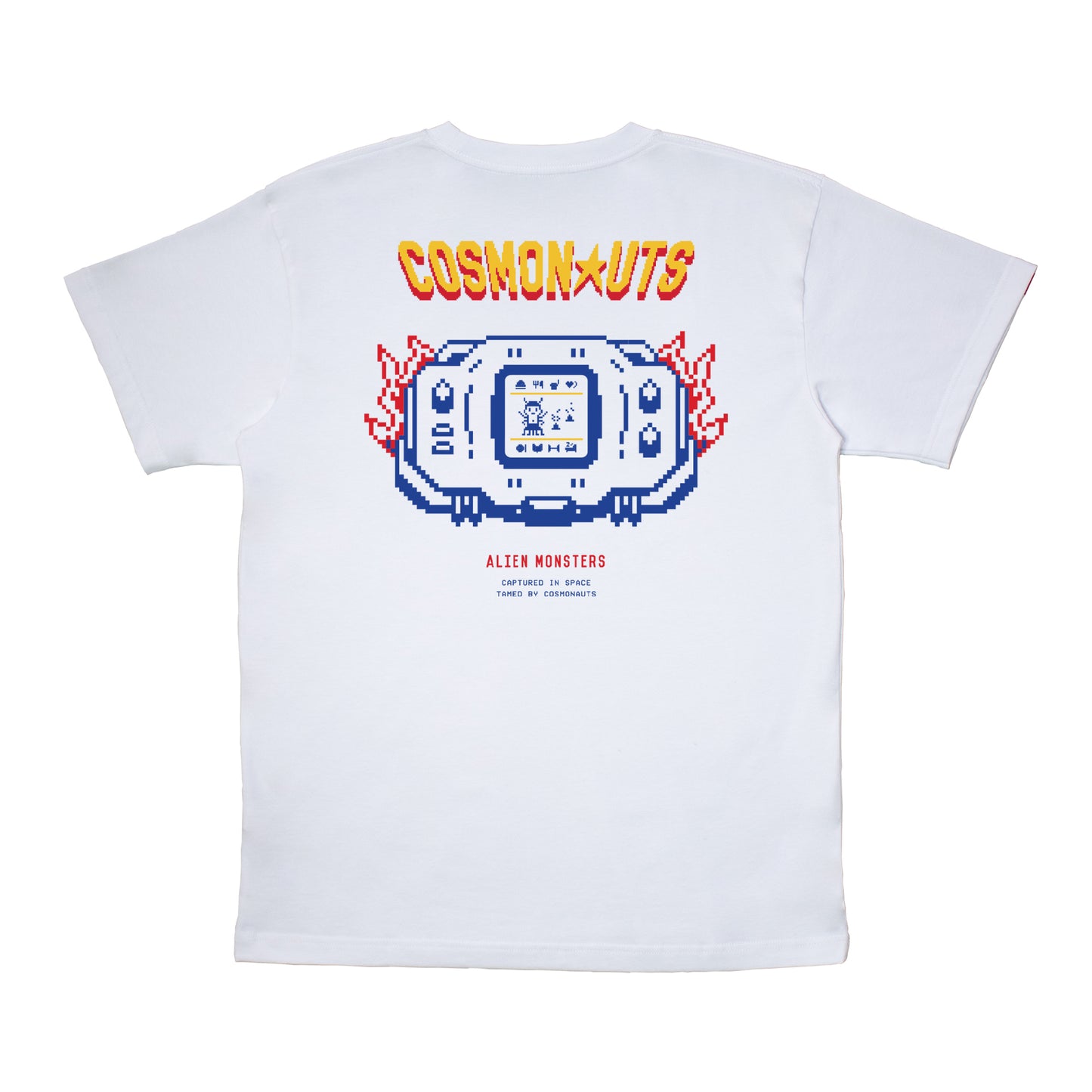 Cosmonauts - Tamagotchi White Tee
