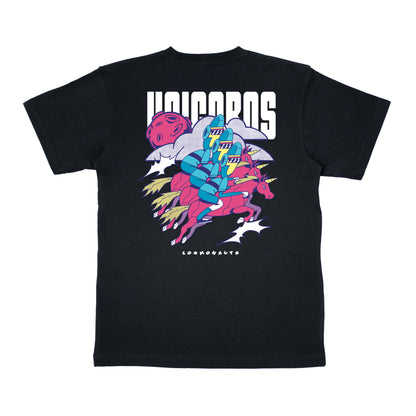 Cosmonauts - Unicorns Black Tee
