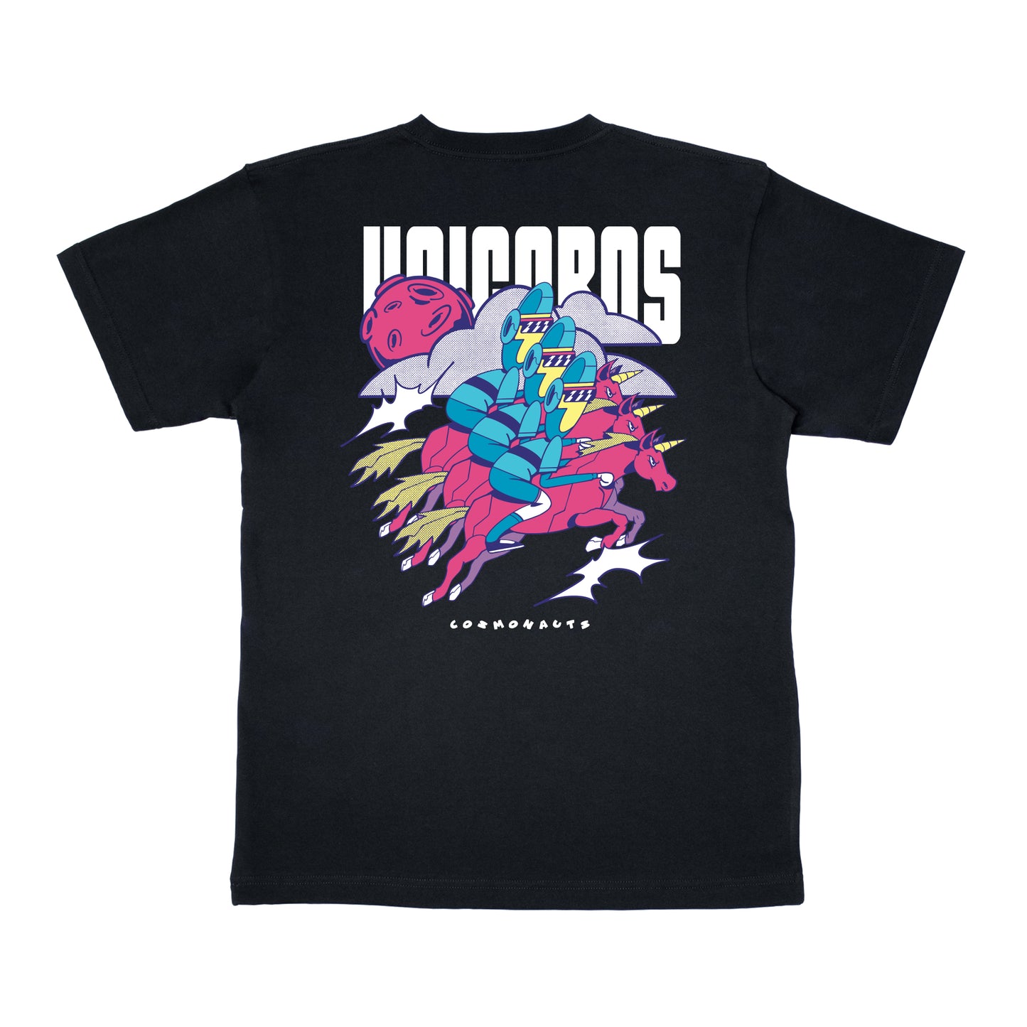 Cosmonauts - Unicorns Black Tee
