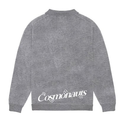 Cosmonauts - Polo Flower Grey