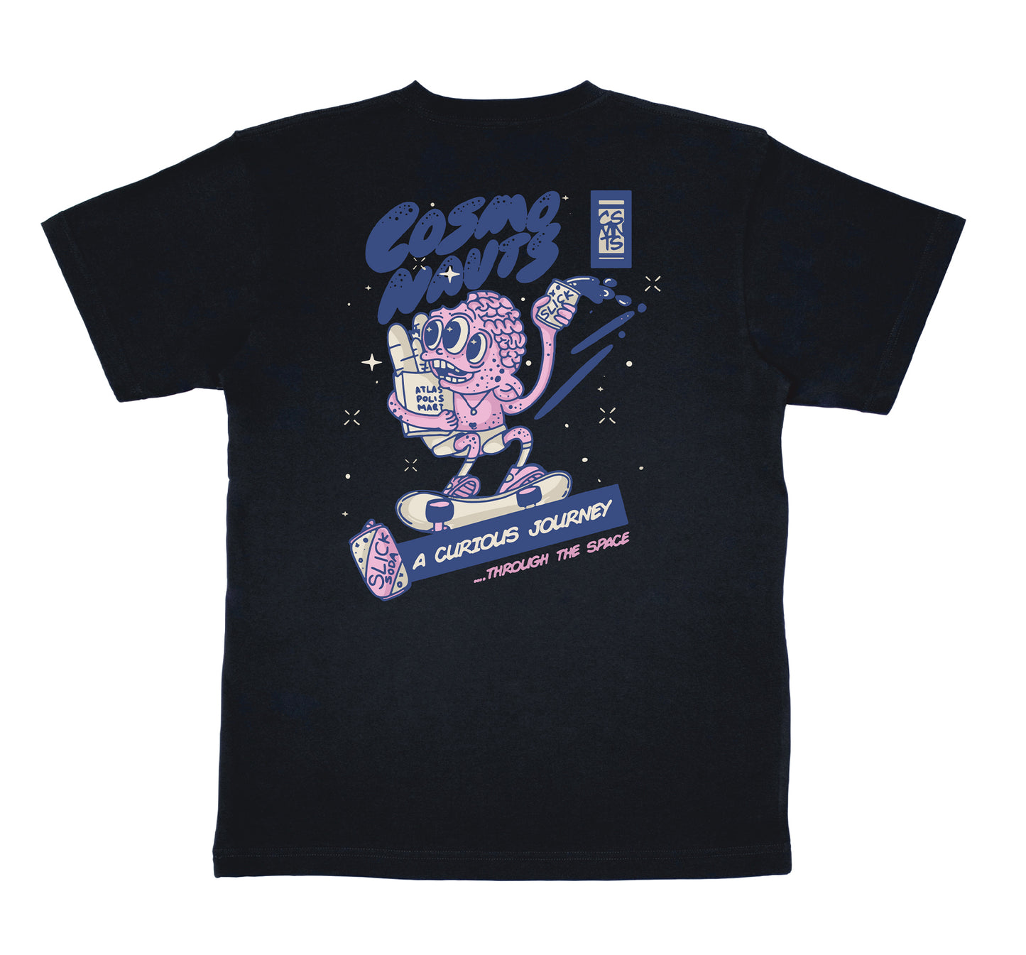 Cosmonauts - Slick Shopping Black Tee